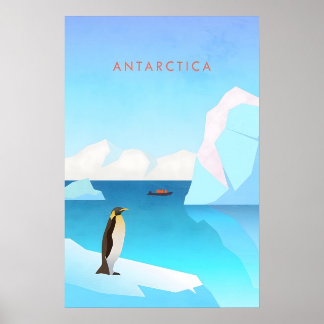 Antarktis Minimi Resposter Poster (Framsidan)