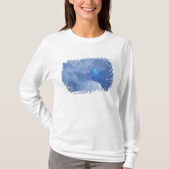 Antarktis, Ross Island, Cape Evans, Snö cave T Shirt (Framsida)