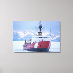 Antarktis, Ross Island, McMurdo Station, USCG Canvastryck