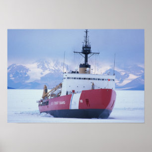 Antarktis, Ross Island, McMurdo Station, USCG Poster
