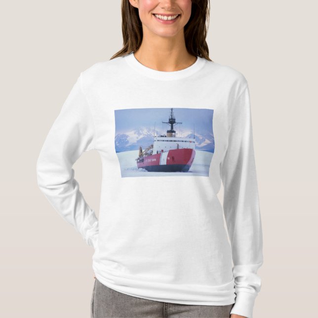 Antarktis, Ross Island, McMurdo Station, USCG T Shirt (Framsida)