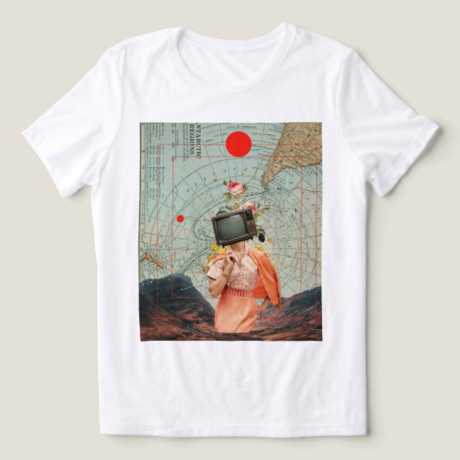 Antarktis sändnings T-shirt (Design Framsida)