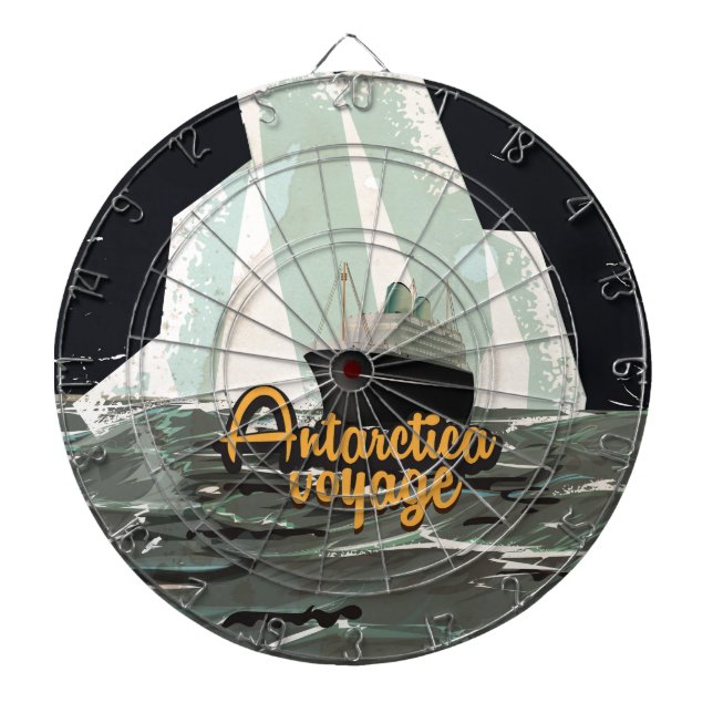 Antarktis Vintage Resaaffisch Piltavla (Framsidan)