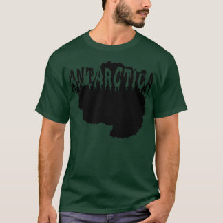 antarktisk kontinent t shirt