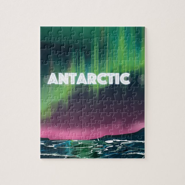 Antarktisk Resa Affisch Pussel (Vertikal)