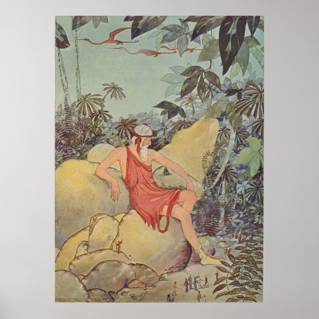 Antaus och Pygmies Poster (Framsidan)