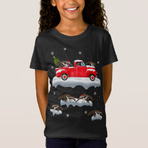 Anteater Driving Julgran Red Lastbil Anteater T Shirt