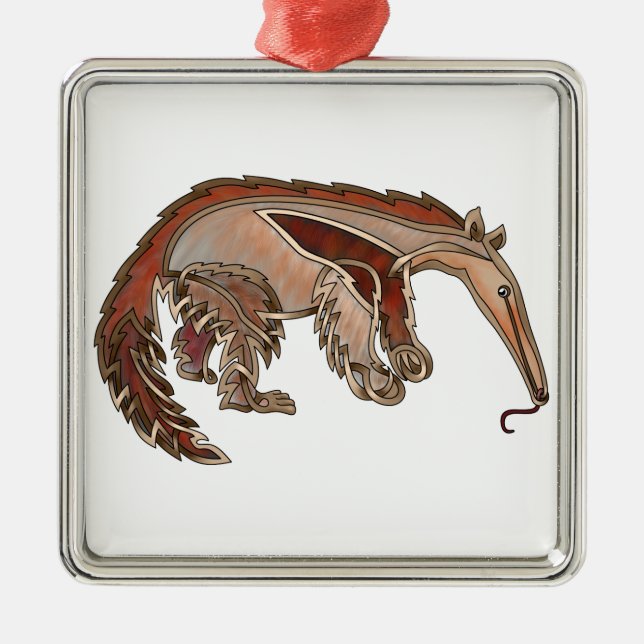 Anteater Julgransprydnad Metall (Framsidan)