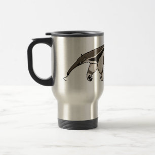 Anteater lycklig tecknad illustration resemugg