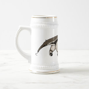 Anteater lycklig tecknad illustration sejdel