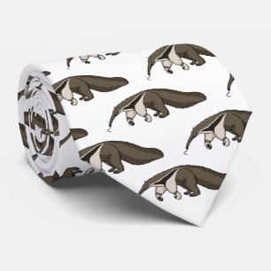 Anteater lycklig tecknad illustration slips