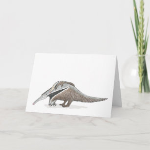 Anteater mor och baby Mors dag Kort