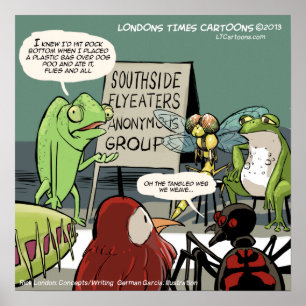 Anteaters Anonymous Funny 12-stegs Poster