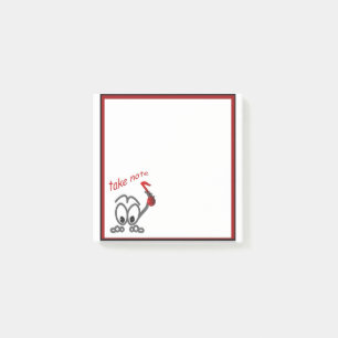 Anteckna Music Teacher Funny Stickman Post IT 3x3 Post-it Block