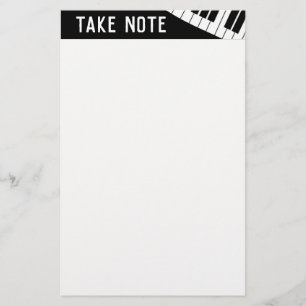 "Anteckna" Musical Piano Stationery Brevpapper
