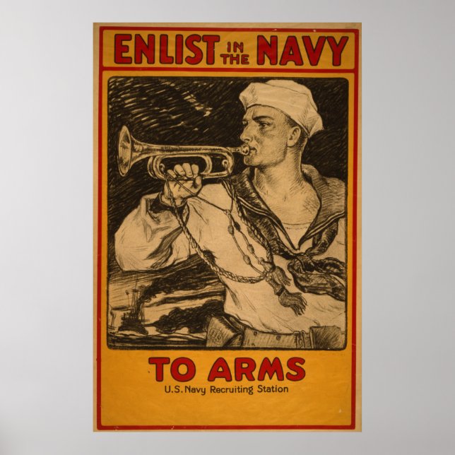 Anteckna sig i flottan poster (Framsidan)