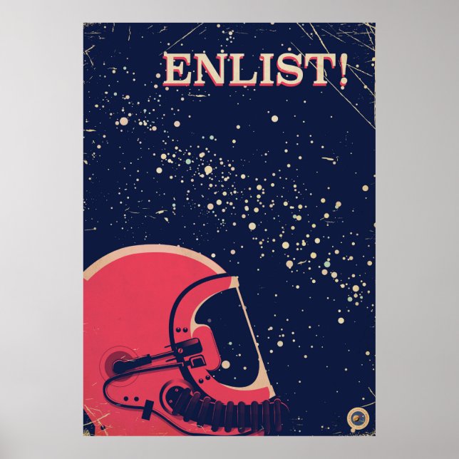 Anteckna! vintagens utrymme poster (Framsidan)