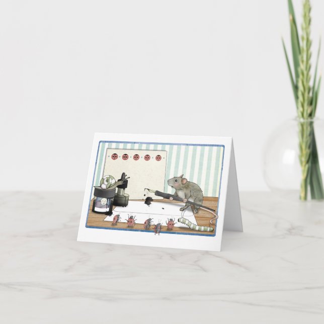 Anteckning eller inbjudan till en mus (Framsida)