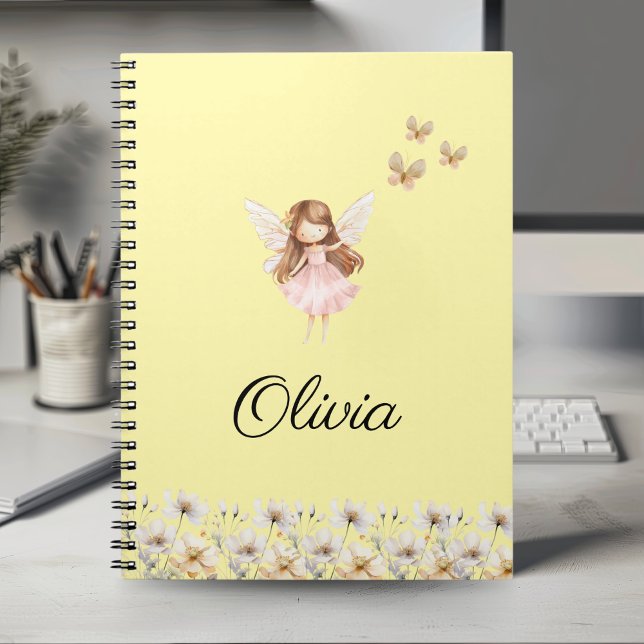 Anteckning för Personlig Namn (Fairy Cute Garden E Anteckningsbok (Skapare uppladdad)