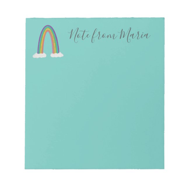 Anteckning från - Anteckningsblocket Grönt Blue fö Anteckningsblock (Framsida)