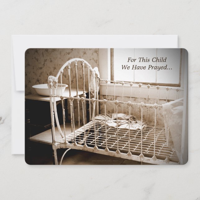 Anteckning om adoption för detta barn som vi har s meddelande (Framsida)