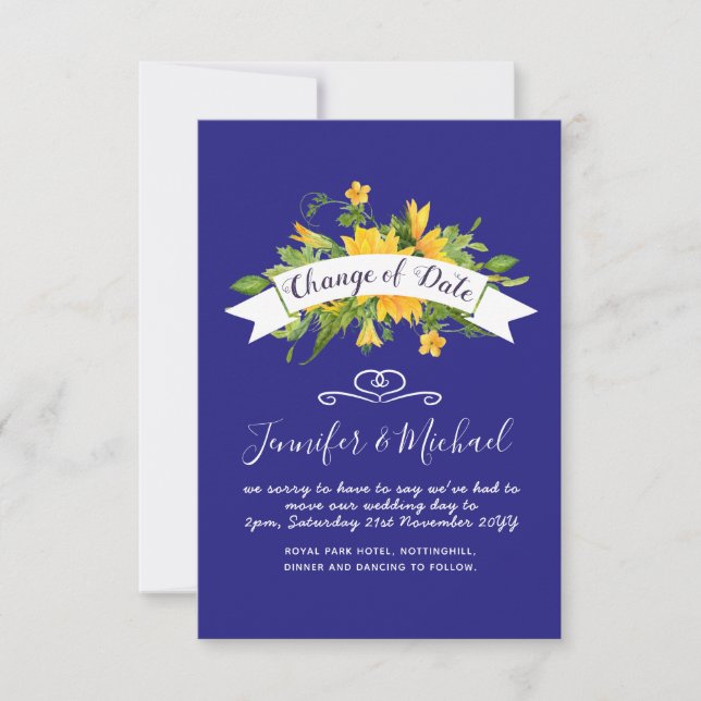 Anteckning om ändring av datumuppskjutningsplaner (Framsida)