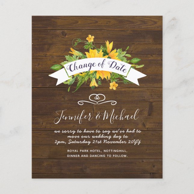 Anteckning om ändring av datumuppskjutningsplaner (Framsida)