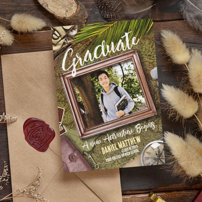 Anteckning om att anpassa Adventurer Studenten Inbjudningar (Skapare uppladdad)