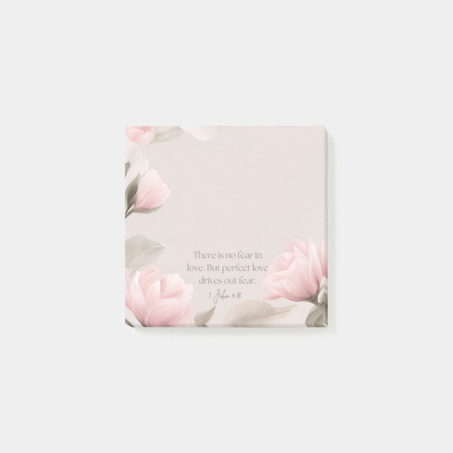 Anteckning om glatta hörn: Ingen rädsla Post-it Block (Framsida)