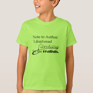 Anteckning till författare t-shirt