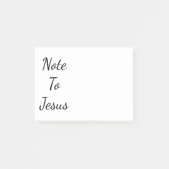 Anteckning till Jesus Post-it Block (Framsida)