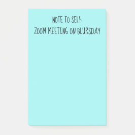 "Anteckning till självbetjäning" - praktiska antec Post-it Block