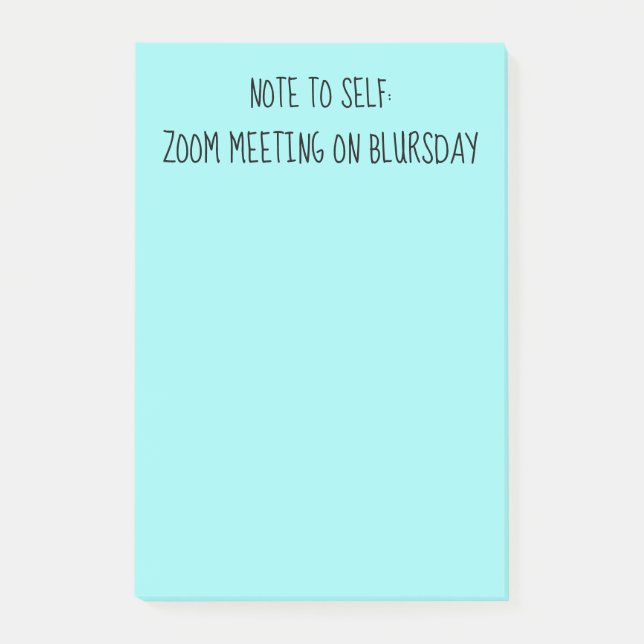 "Anteckning till självbetjäning" - praktiska antec Post-it Block (Framsida)