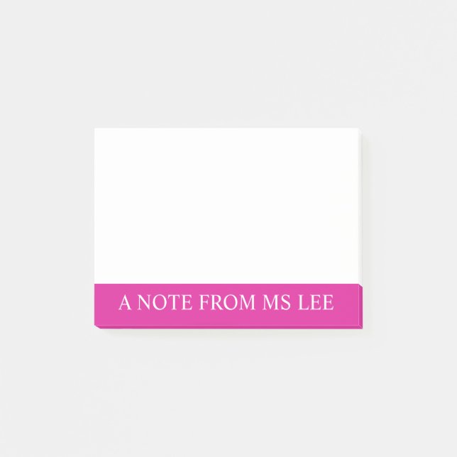 Anteckningar efter anpassningsbar post-it block (Framsida)