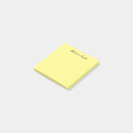 Anteckningar efter post-it block
