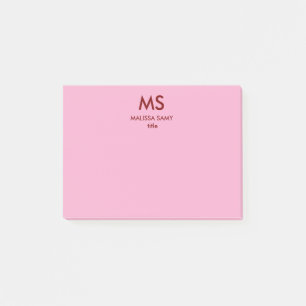Anteckningar efter post-it block