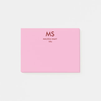 Anteckningar efter post-it block
