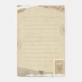 Anteckningar efter vintage post-it block