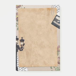 Anteckningar efter vintage post-it block