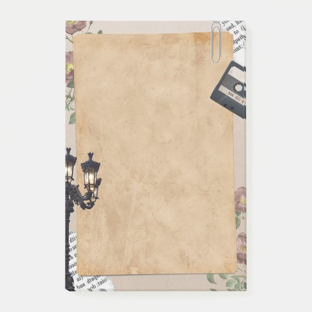 Anteckningar efter vintage post-it block (Framsida)