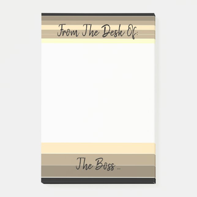 Anteckningar för Chef efter IT Post-it Block (Framsida)