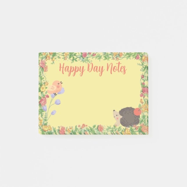 Anteckningar för Cute Springtime-kriterier Post-it Block (Framsida)