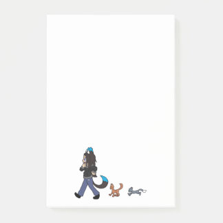 Anteckningar för efterhandsregistrering av katberr post-it block