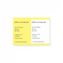 Anteckningar för flygblad