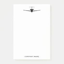 Anteckningar för luftfart post-it block