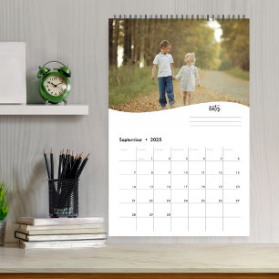 Anteckningar för Personligen Modern fotomall Kalender