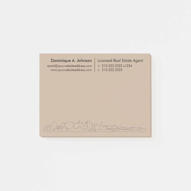 Anteckningar för Urban Real Gods Personlig Post-it Block (Framsida)