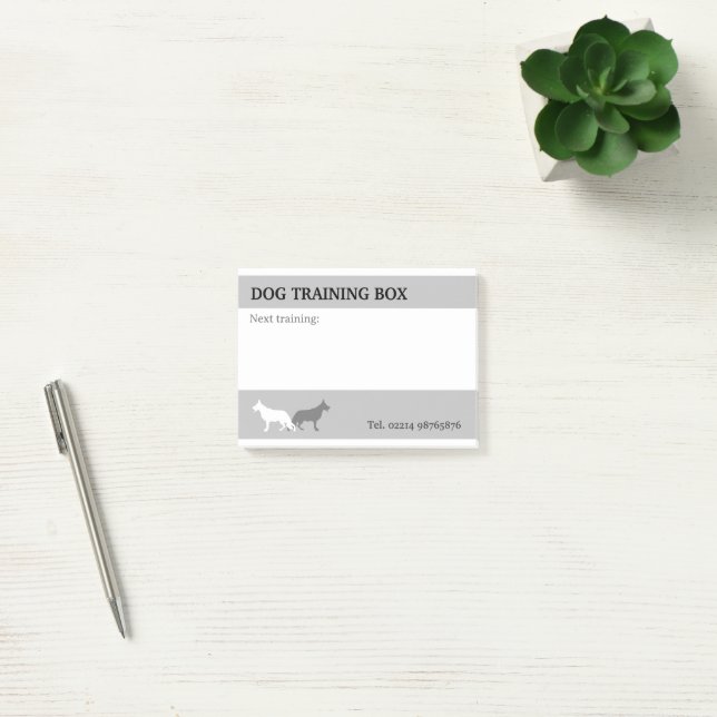 Anteckningar för vallhundar post-it block (Kontor)