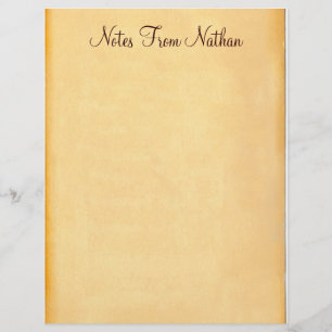 Anteckningar från.. Gamla Pappra brevhuvud