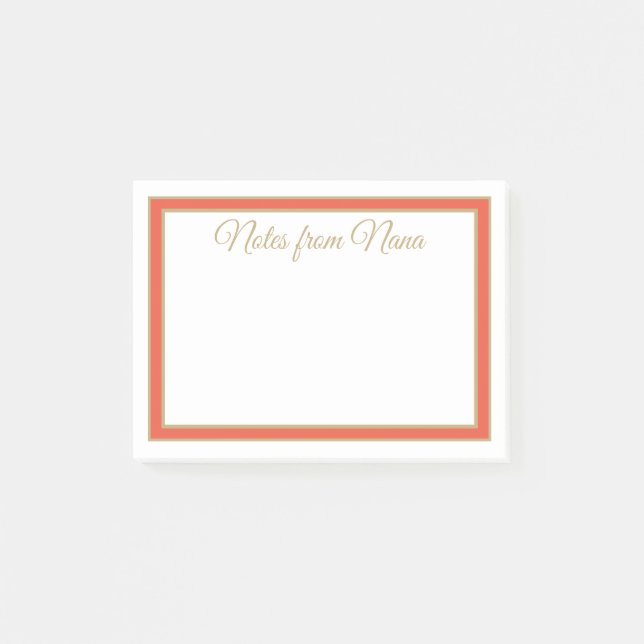 Anteckningar från Nana-inlägget Post-it Block (Framsida)